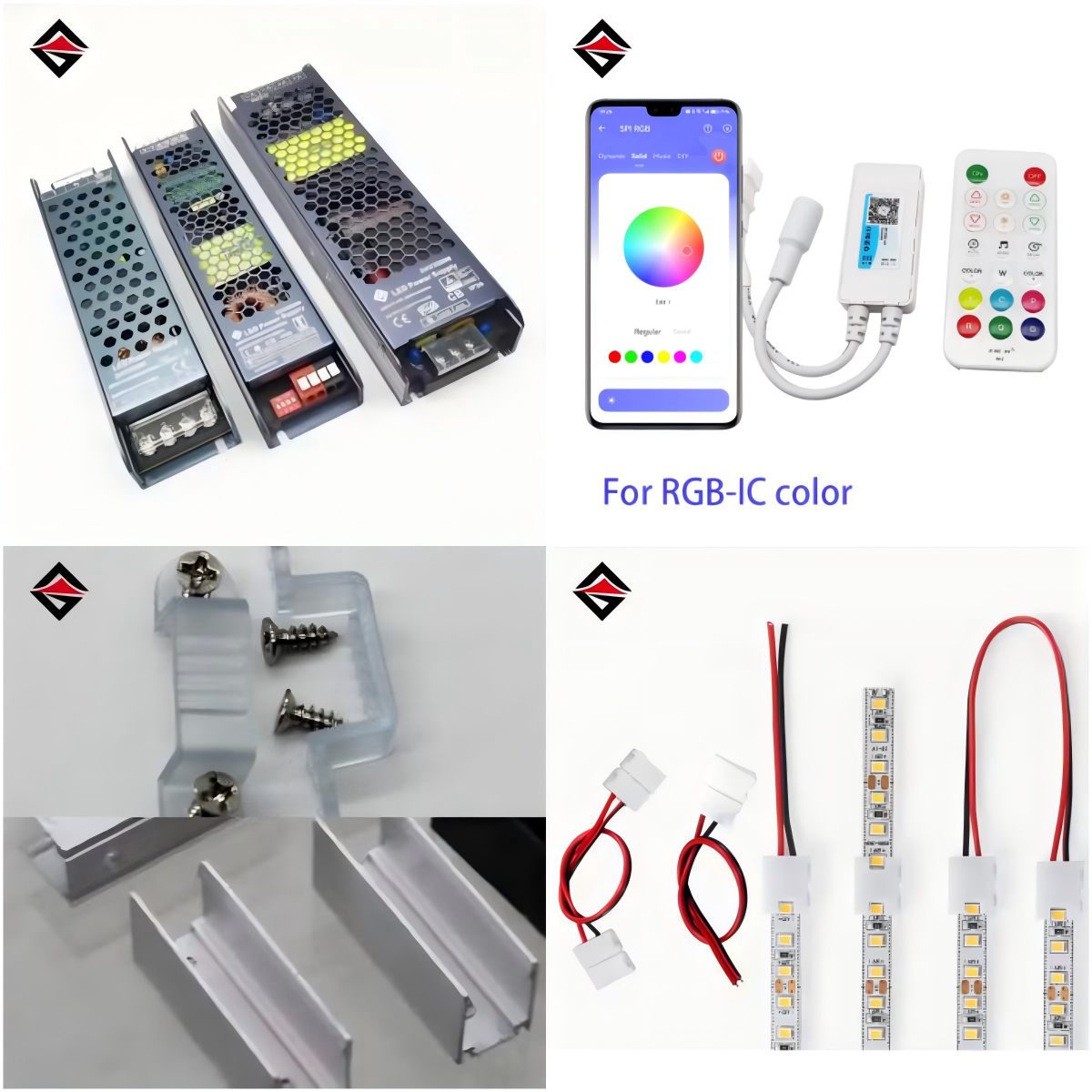 LED ışık şeritleri için hangi aksesuarlara ihtiyacınız olana bir göz atalım